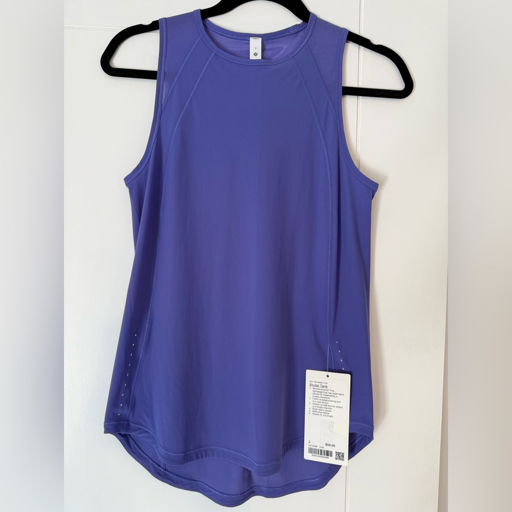NWT! Lululemon Sculpt Tank in Charged Indigo size2